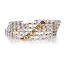 Load image into Gallery viewer, Two-Way Wear Snap On Akoya Pearl Bangle
