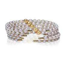 Load image into Gallery viewer, Two-Way Wear Snap On Akoya Pearl Bangle
