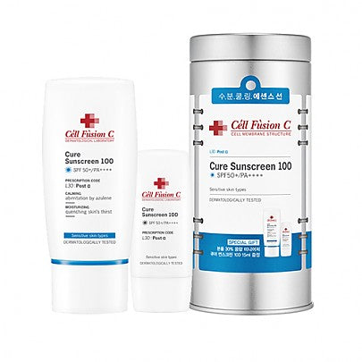 [Cell Fusion C] Cure Sunscreen 100 SPF50/PA++++ 2pcs